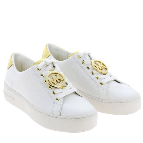 sneaker damen weiß michael kors|michael kors sneakers mujer.